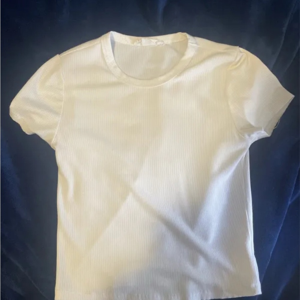 COPY - Olive & Oak White Fitted Short Sleeve T-Shirt